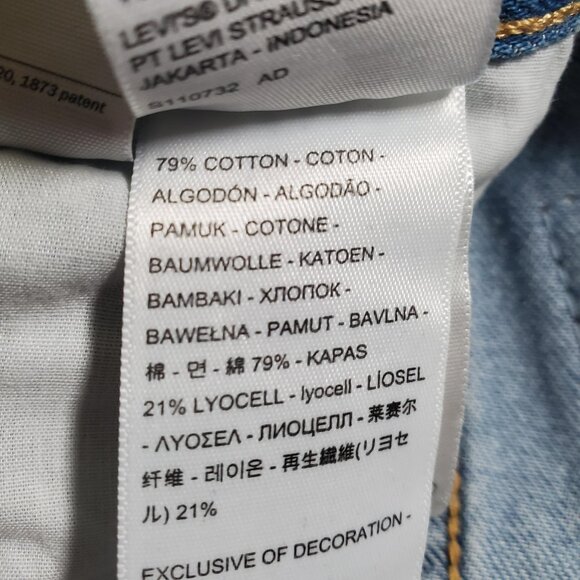 Levi's Premium RIBCAGE STRAIGHT ANKLE JEANS Size 24 x 27 - Picture 15 of 16